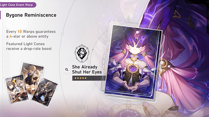 Honkai Star Rail Banner History - She Already Shut Her Eyes