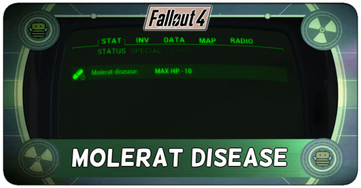 Fallout 4 - How to Get Rid of Molerat Disease