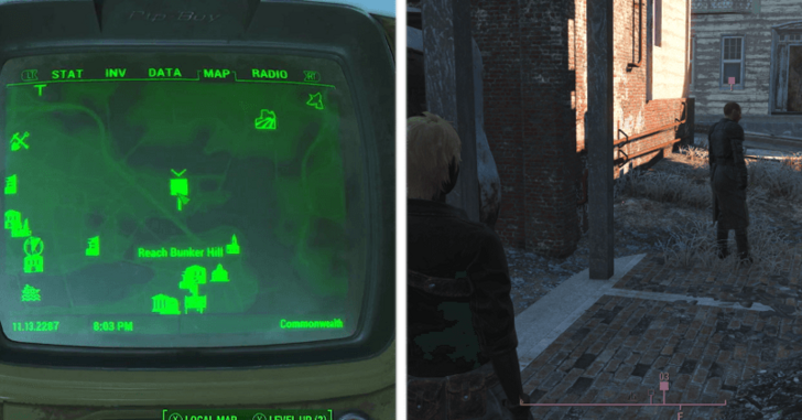 Fallout 4 - Bunker Hill Map