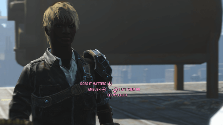 Fallout 4 - Father Confrontation Choices