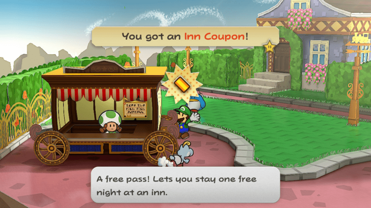 Paper Mario TTYD Switch Remake - Inn Coupon at Poshley Heights