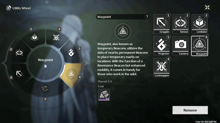 Wuthering Waves - Equip From Utilities