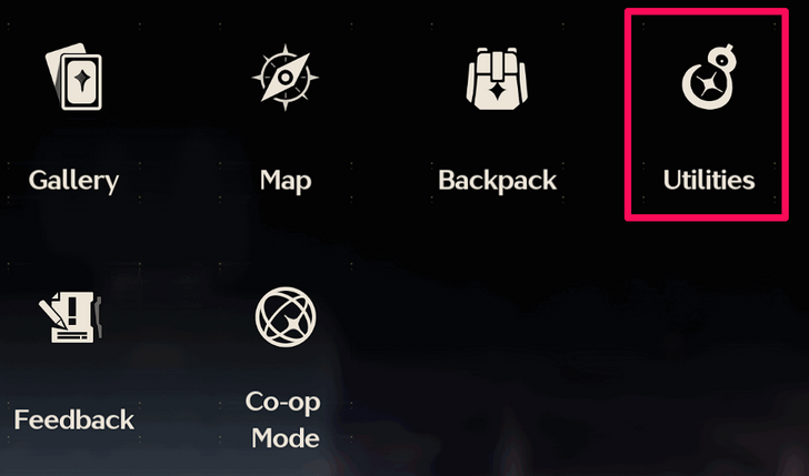 Wuthering Waves - Utility Menu
