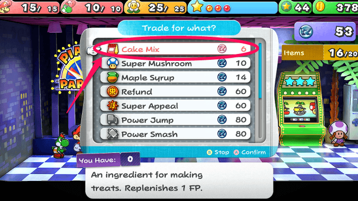 Paper Mario Thousand Year Door - Cake Mix Location