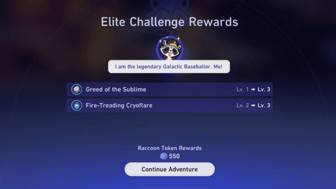 Honkai Star Rail - Legend of the Galactic Baseballer - Save Progress and Get Cosmic Treasure