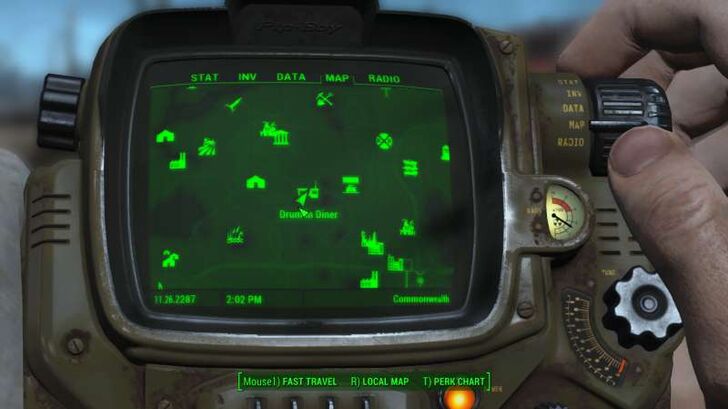 Fallout 4 - Drumlin Diner Map