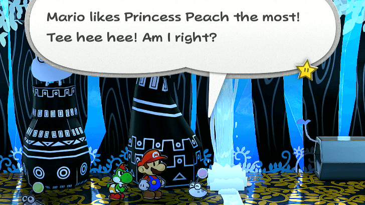 Paper Mario Thousand Year Door - Stump Petuni Correct Question