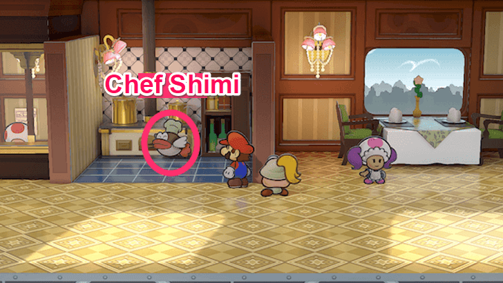 Paper Mario Thousand Year Door - Chef Shimi