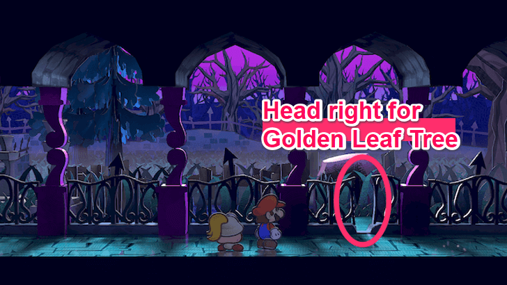 Paper Mario Thousand Year Door - Golden Leaf Tree