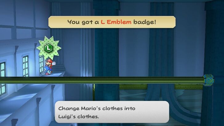 Paper Mario TTYD Switch Remake - How to Get L Emblem