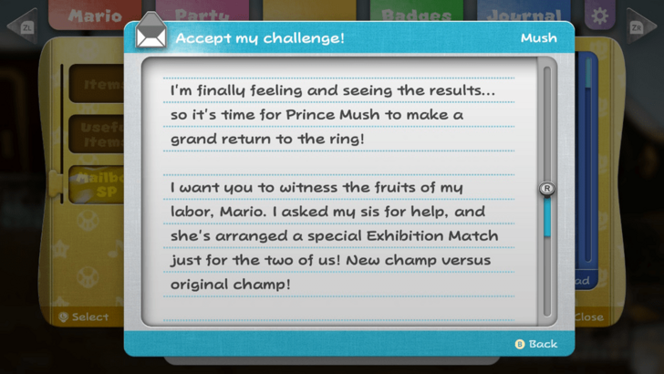 Paper Mario TTYD Switch Remake - Prince Mush Email