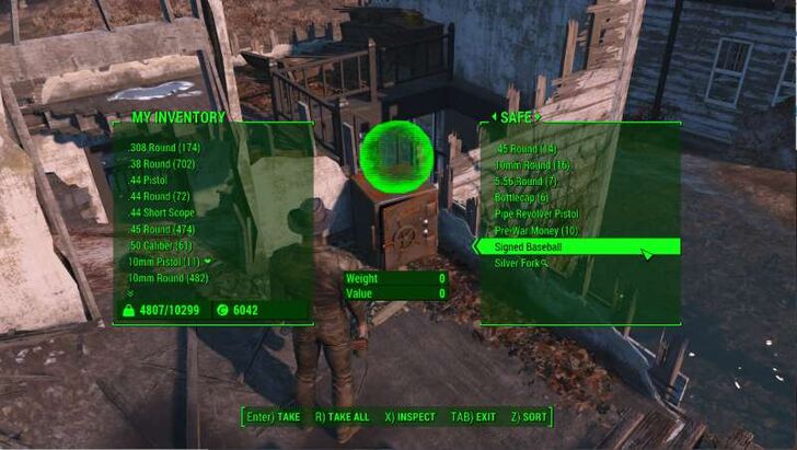 Fallout 4 - Signed Baseball