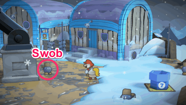 Paper Mario TTYD Switch Remake - Erase That Graffiti! Trouble Guide Swob Location