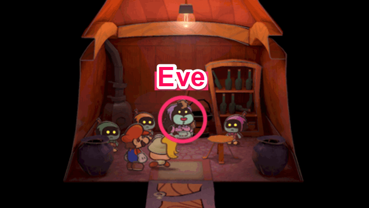 Paper Mario TTYD Switch Remake - Tell that Person... Trouble Guide Eve Location