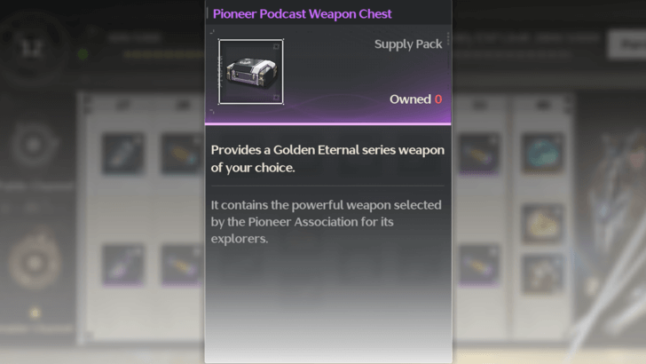 Wuthering Waves - Pioneer Podcast Weapon Chest