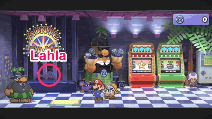 Paper Mario TTYD Switch Remake - Come Over And Play! Trouble Guide Lahla Location