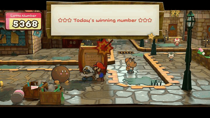 Paper Mario TTYD Switch Remake - Check the Daily Winning Numbers at Midnight