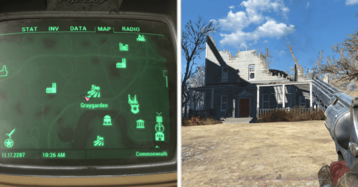 Fallout 4 - Graygarden Homestead Map