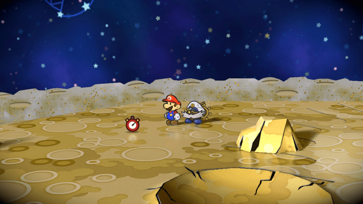Paper Mario TTYD Switch Remake - Stop Watch on Moon