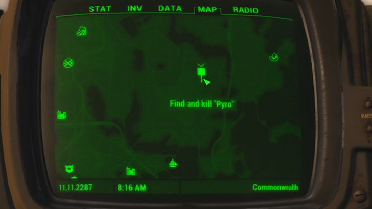 Fallout 4 - Pyro Location