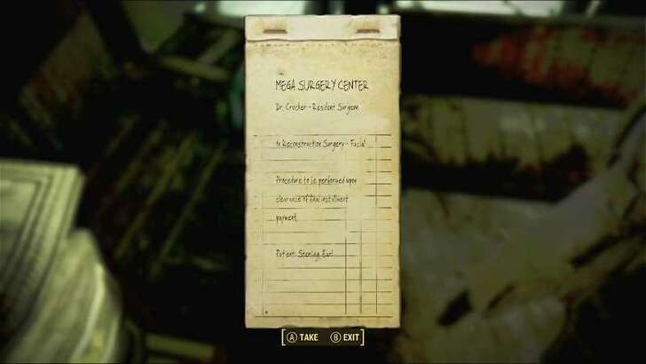 Fallout 4 - Surgery Receipt