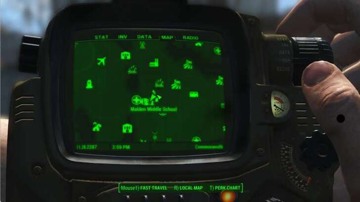 Fallout 4 - Malden Middle School Map