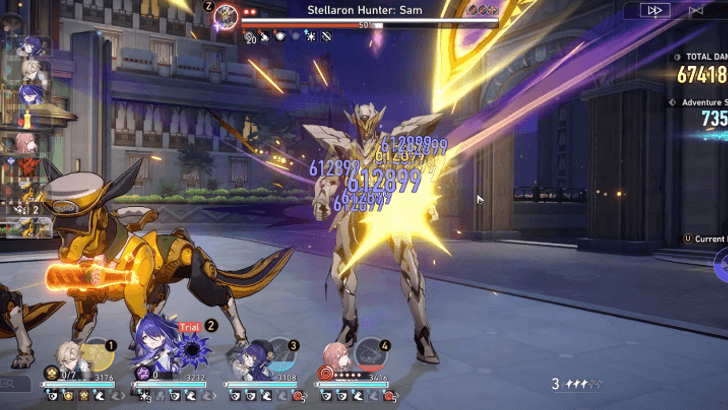 Honkai Star Rail - Legend of the Galactic Baseballer Stage 5 - Focus on Stellaron Hunter - Sam