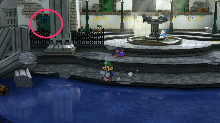 Paper Mario Thousand Year Door - Rogueport Sewers Teleporter