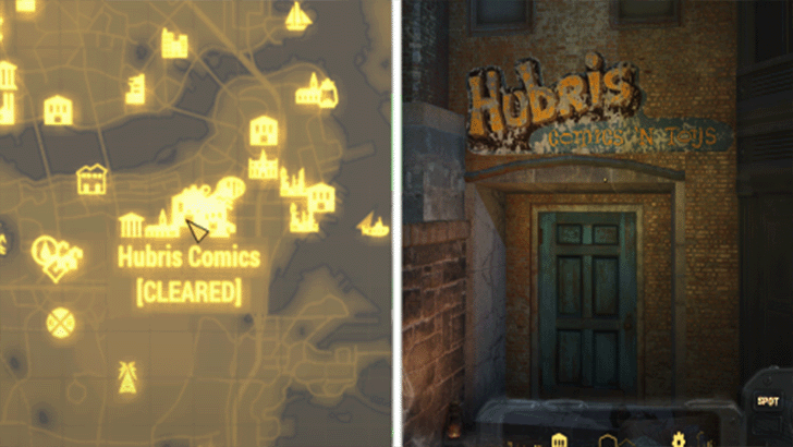 Fallout 4 - Hubris Comics Location