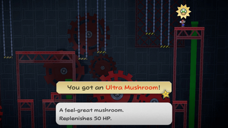 Paper Mario TTYD Switch Remake - Ultra Shroom 2 in X-Naut Fortress