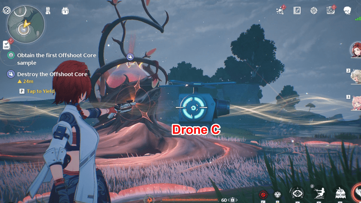 Wuthering Waves - First Contaminated Zone - Hit Drone C Once