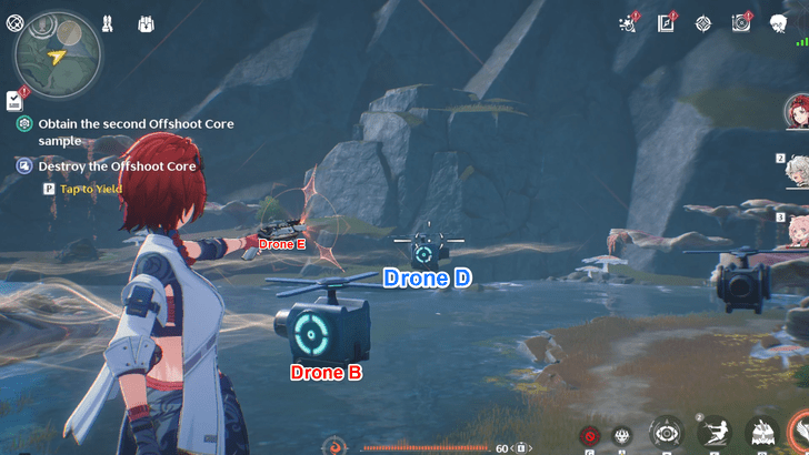 Wuthering Waves - Second Contaminated Zone - Hit Drone D Twice