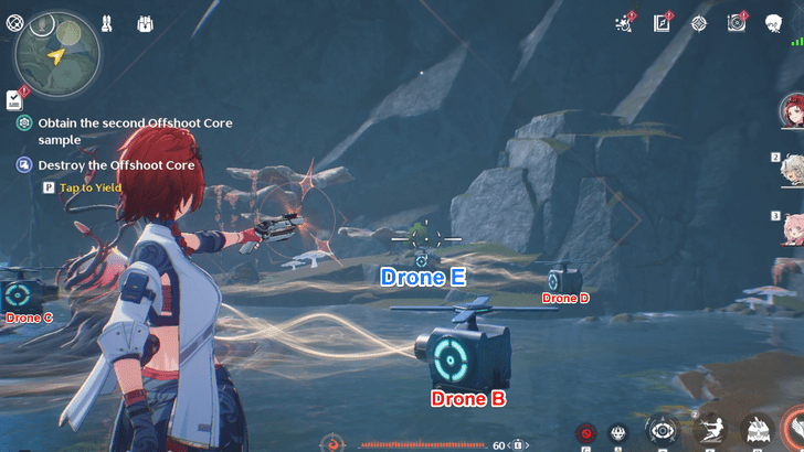 Wuthering Waves - Second Contaminated Zone - Hit Drone E Once