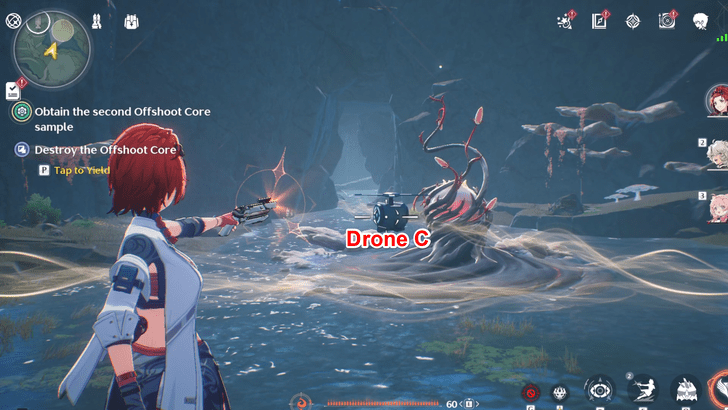 Wuthering Waves - Second Contaminated Zone - Hit Drone C Once