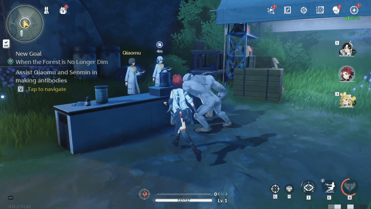 Wuthering Waves - When the Forest is No Longer Dim - Create Antibodies at the Researcher Camp