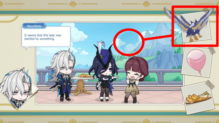 Genshin - An Eventful Vacation - Select the Gull