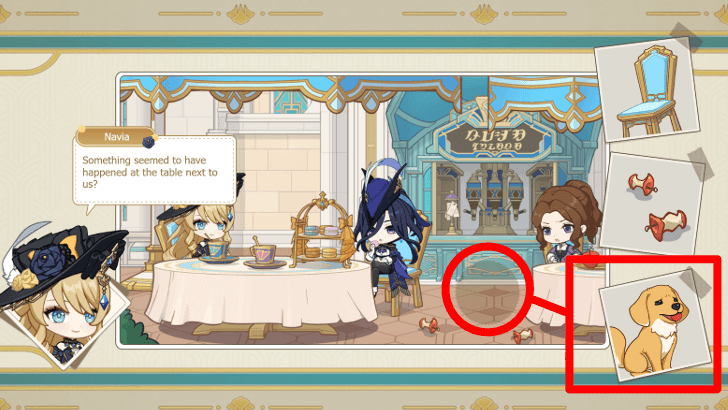 Genshin - An Eventful Vacation - Select the Dog