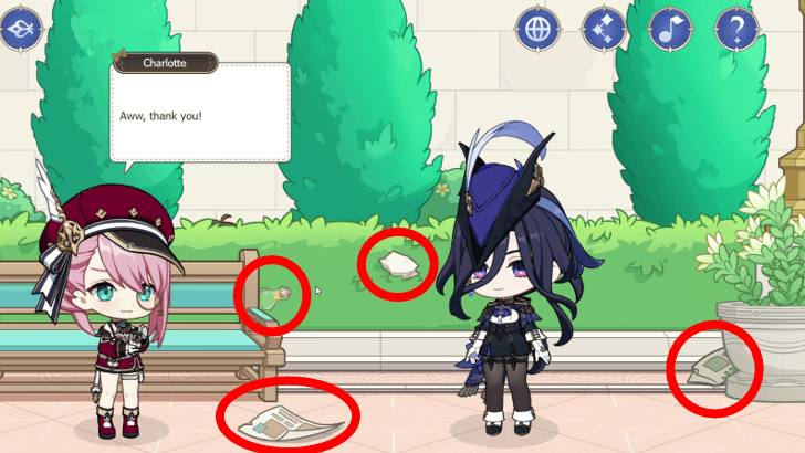 Genshin - An Eventful Vacation - Collect the Trash