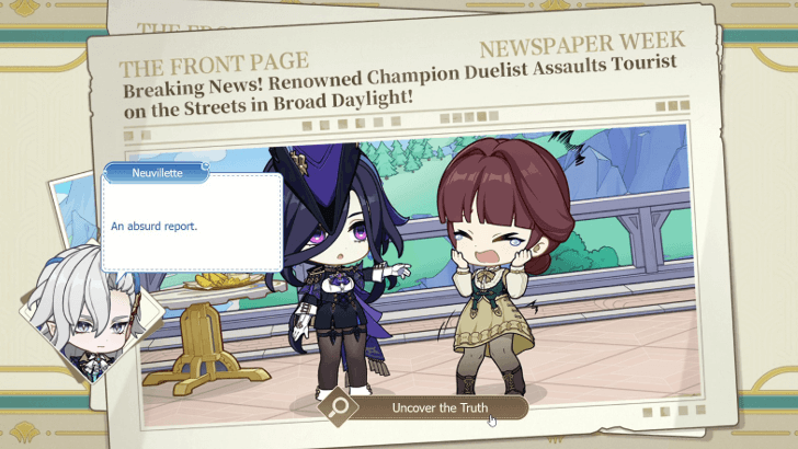 Genshin - An Eventful Vacation - Uncover the Truth