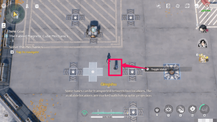 Wuthering Waves - Solve the First Mechanics Step 1