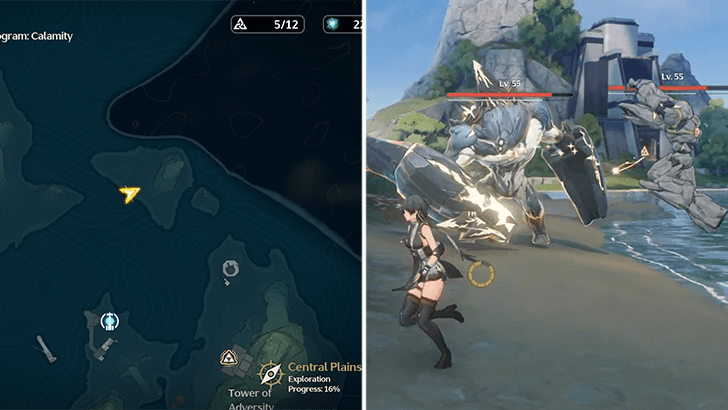 Wuthering Waves - Phantom Rocksteady Guardian Near Tower of Adversity