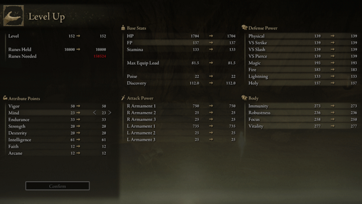 Elden Ring - Level Up