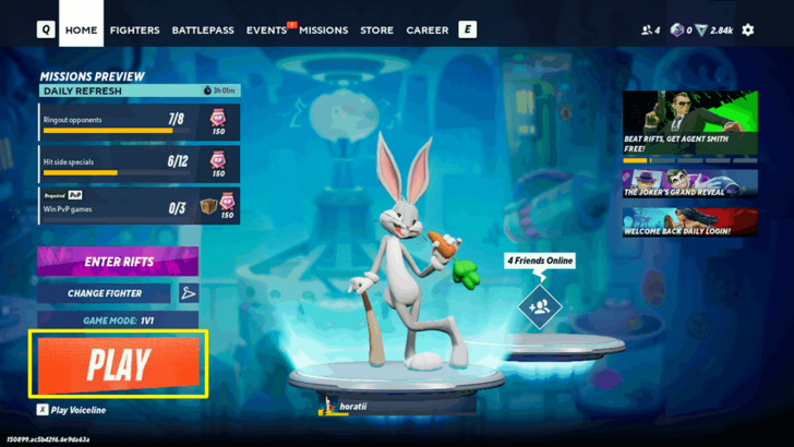 MultiVersus - How to Battle Online 1v1 Step 3