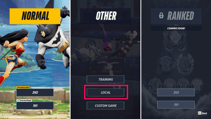 MultiVersus - How to Battle  Offline 1v1 Step 2