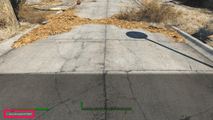 Fallout 4 - Type Command and Hit Enter