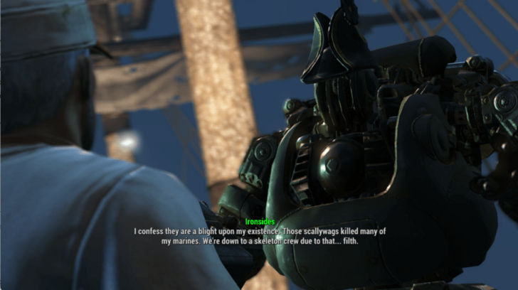 Speak to Captain Ironsides