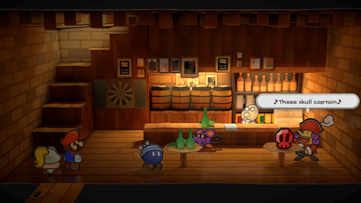 Paper Mario TTYD Switch Remake - Rogueport Inn and Podley