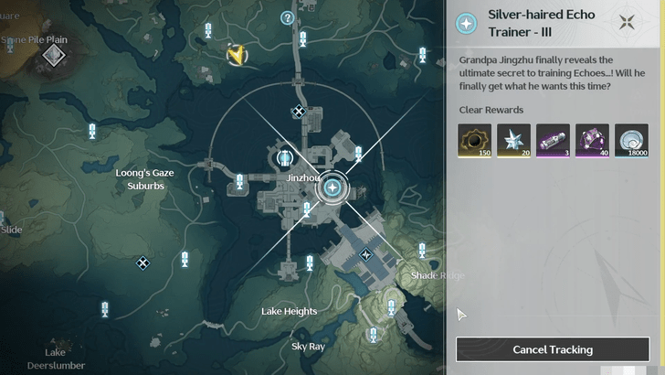 Wuthering Waves - Completing Silver-Haired Echo Trainer II Unlocks Silver-Haired Echo Trainer III