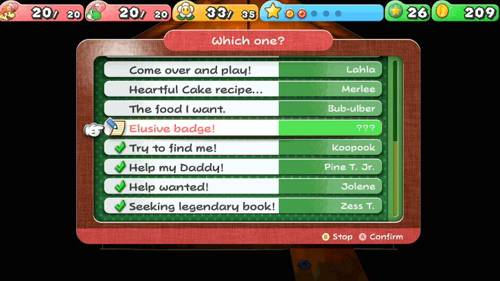 Paper Mario TTYD Switch Remake - Trouble Center Requests