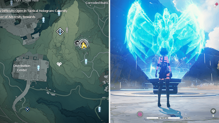 Wuthering Waves - Tactical Hologram Impermanence Heron Location